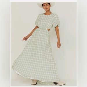 Show Me Your Mumu Eloise Plaid Maxi Dress
